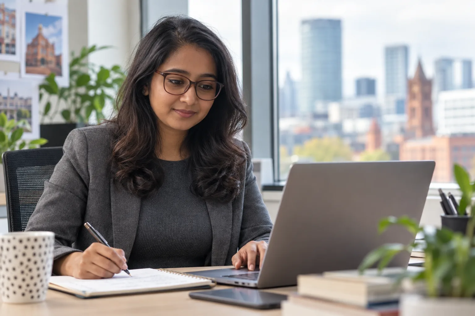 A strategist planning customer-focused digital content.